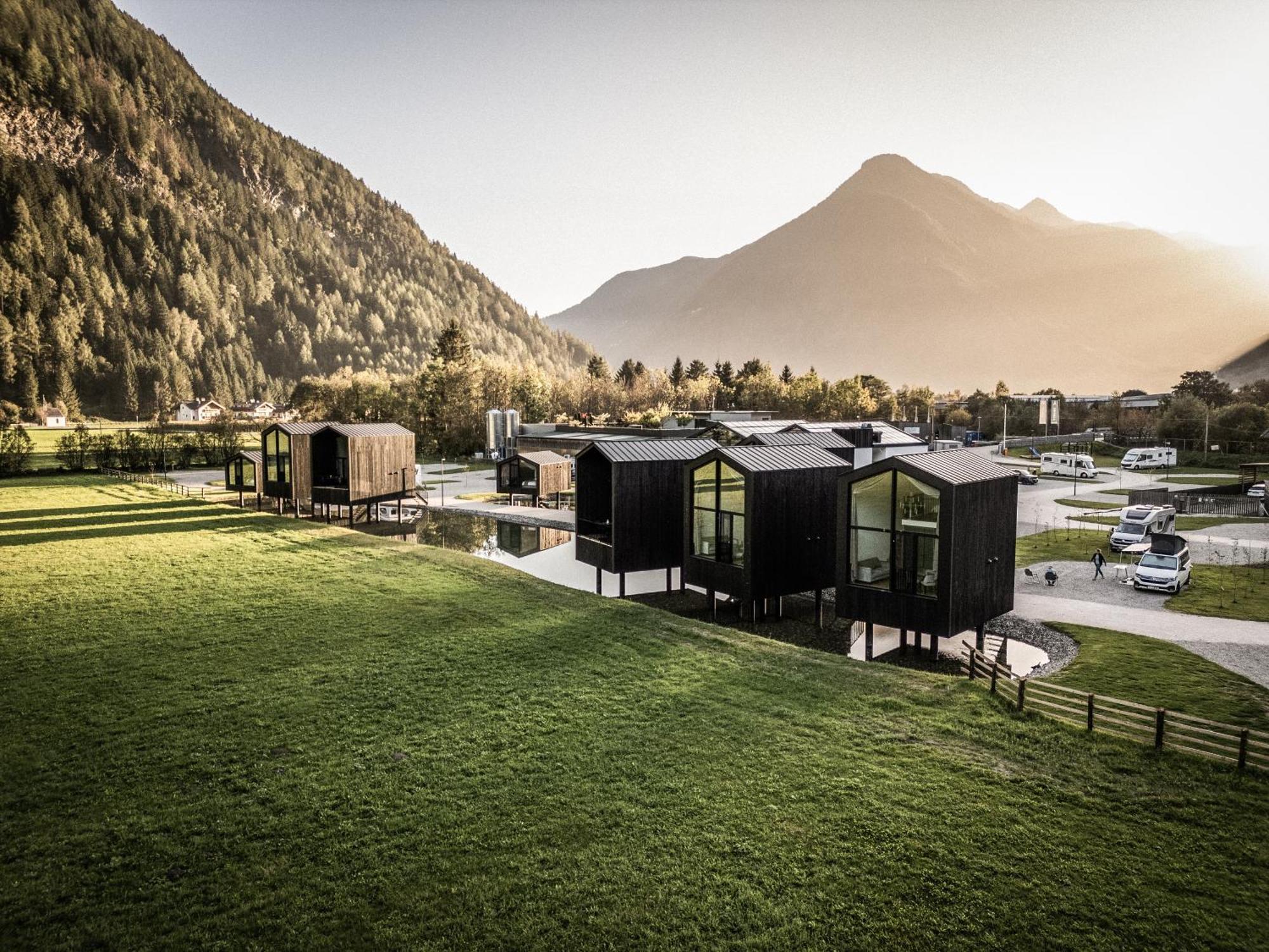 Sandgold Alpine Glamping Sand in Taufers Exteriör bild