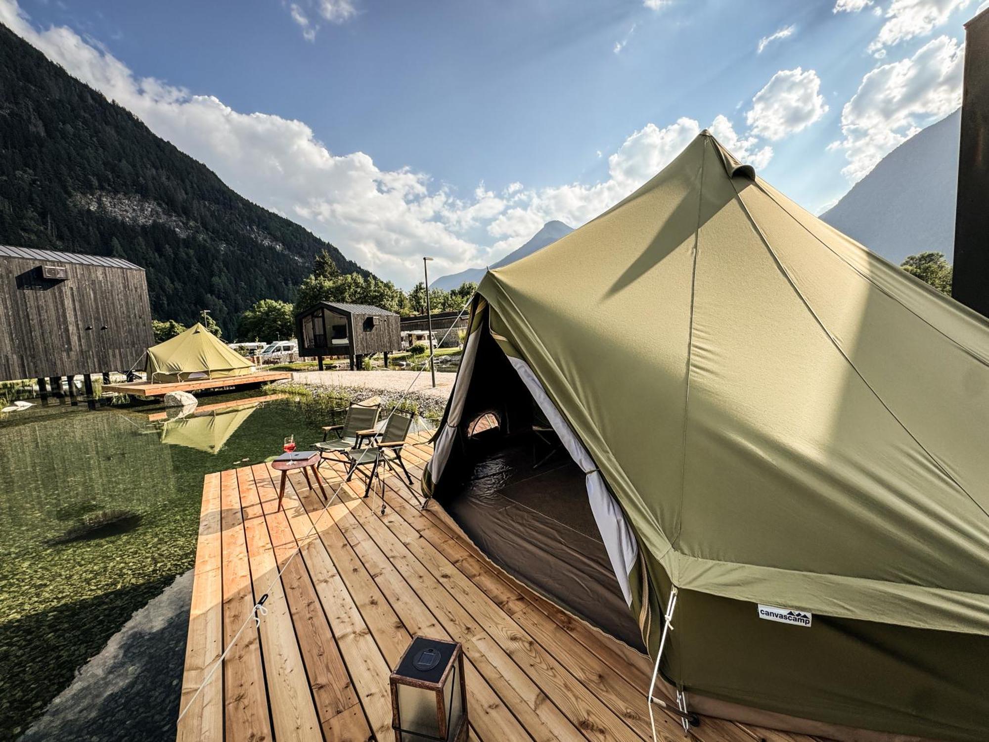 Sandgold Alpine Glamping Sand in Taufers Exteriör bild
