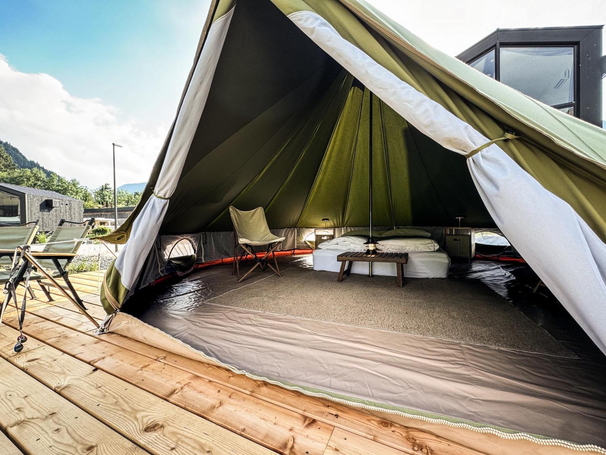 Sandgold Alpine Glamping Sand in Taufers Exteriör bild