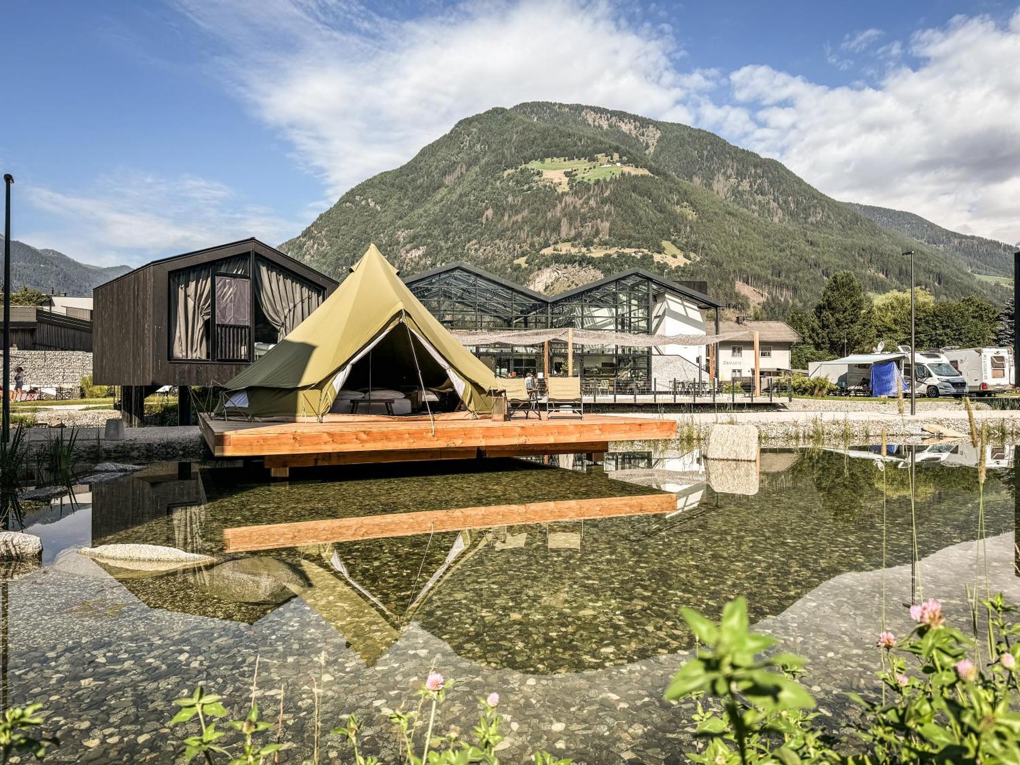 Sandgold Alpine Glamping Sand in Taufers Exteriör bild